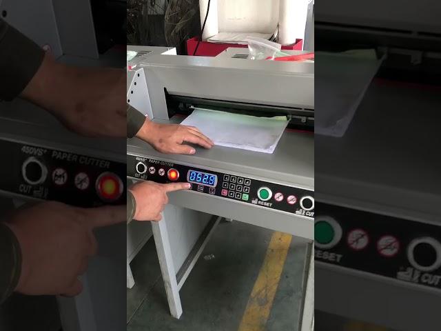 PRY-G450VS+ Cut Presion 0.5mm Automatic Electric A3 A4 Paper Cutting Machine