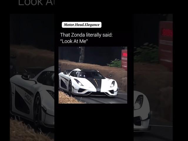 Koenigsegg jesko Vs Pagani Zonda #shorts #koenigsegg