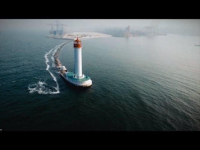 Воронцовский маяк Одесса 2016 Lighthouse Odessa с высоты птичьего полета bird's eye