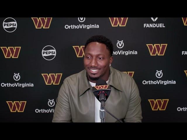 WR Deebo Samuel Sr. Speaks to the Media After Trade to Washington Commanders | NFL Free Agency