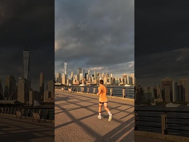 #Shorts sunset walk in Liberty State Park, NJ USA #Manhattan #Cityscape #sunset #goldenhour #NewYork