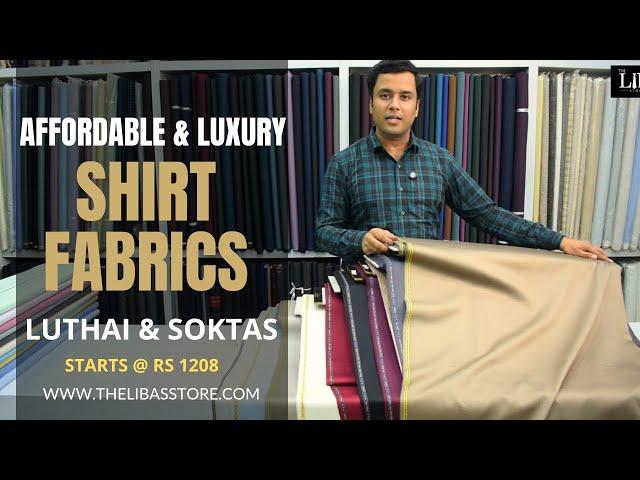 Affordable & Luxury Best Giza Cotton Formal & Casual Solids Shirt Fabrics | Luthai & Soktas