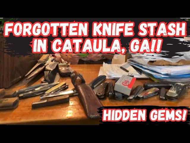 Exploring Forgotten Knife Stash in Cataula, GA! Hidden Gems!