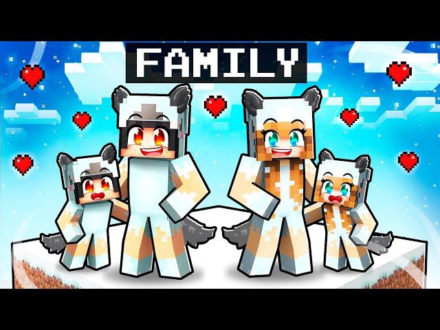 Having a ICE DIREWOLF FAMILY in Minecraft!