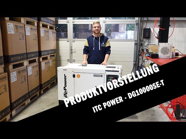 Diesel Stromaggregat DG10000SE-T von ITC Power, Ademax stellt Euch den 10,6 kVA Stromerzeuger vor.