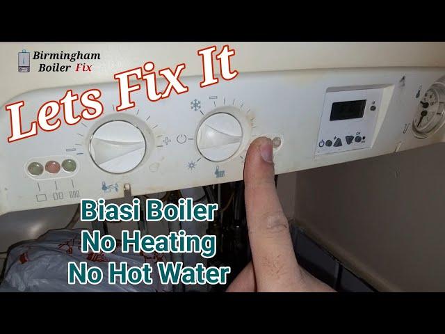 Biasi boiler repair wont ignite there is spark in Birmingham UK diagnosis and repair Domestic