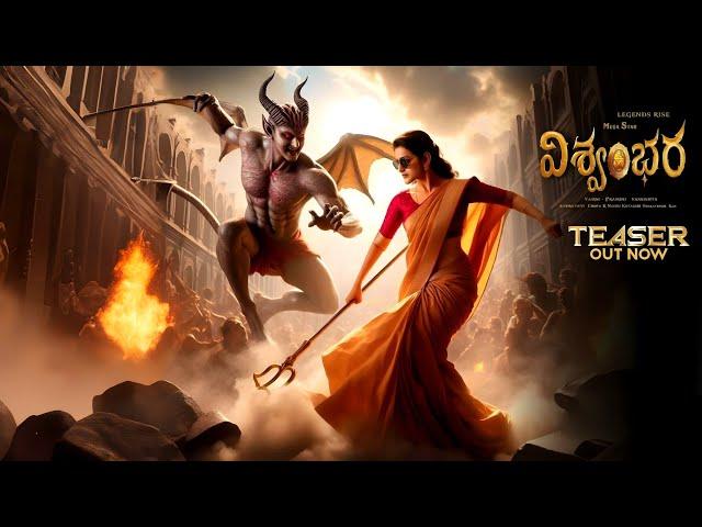 VISHWAMBHARA - Trisha, Chiranjeevi Intro First Look Teaser|Vishwambhara Official Teaser|Chiranjeevi