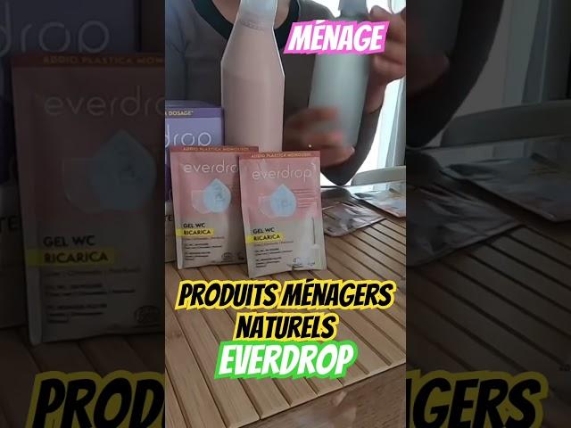 Ménage motivation  produits ménagers naturels  EVERDROP￼