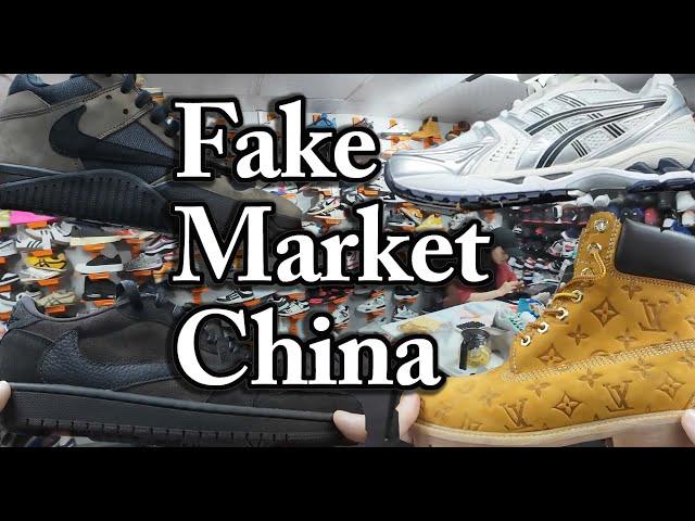 Fake Market China, Exploring Sneakers Guangzhou. A Tour of China Fake Shoes Wholesale and Retail.