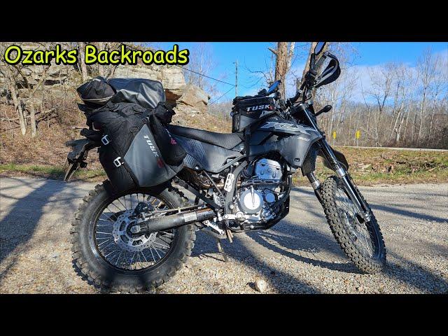 Kawasaki KLX300 Day Riding The Missouri Ozark's Creeks