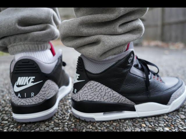 This Shoe Saved The Sneaker Culture!!! Jordan 3 OG "Black Cement" Review & On Feet 