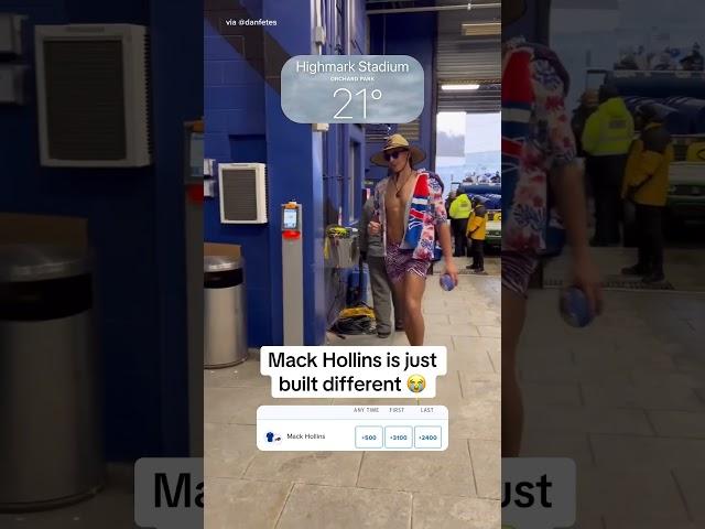 Mack Hollins dressed for the beach  #mackhollins #bills #ravens #nflplayoffs #nflfunny