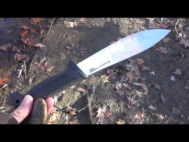 Cold Steel Western Hunter ($26) Knife Review - Camp Knife, Butcher Knife