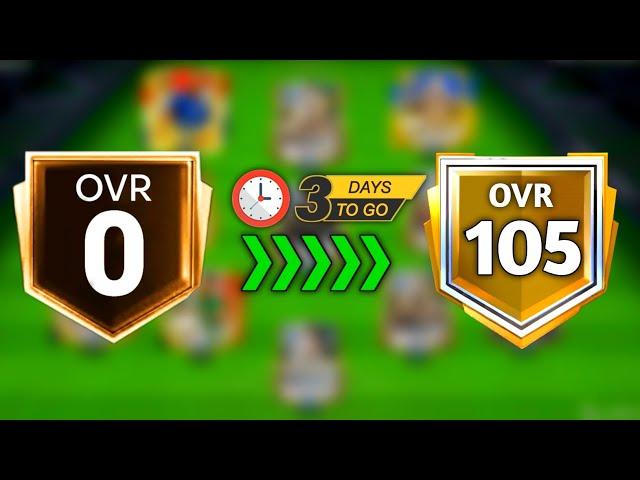 Can You Reach 105 OVR From Zero In 7 Days? | New F2P Account | FC Mobile 24