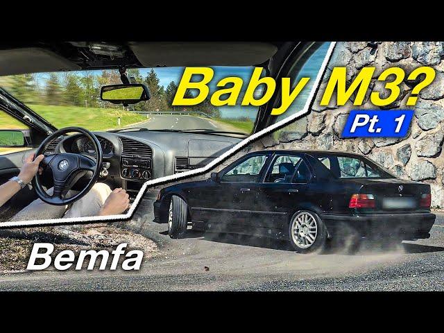 BMW E36 "330i" POV Drive: Baby M3? | Pure Intake & Exhaust Sound | 4K | PART 1