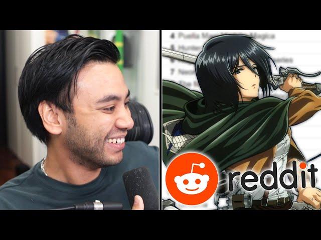 Gigguk REACTS to Reddit's Top 100 Anime