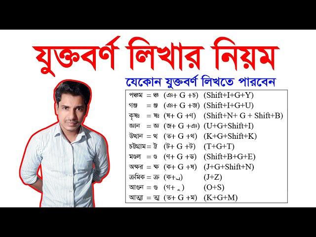 Bijoy Juktoborno Typing Tutorial || বিজয় যুক্তবর্ণ লেখার নিয়ম || How to type jukto borno in Bijoy