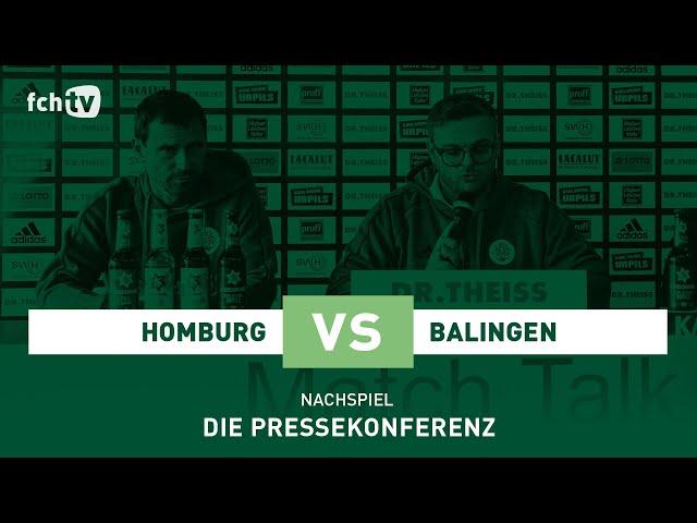 Homburg - Balingen: Pressekonferenz I #FCHTSG