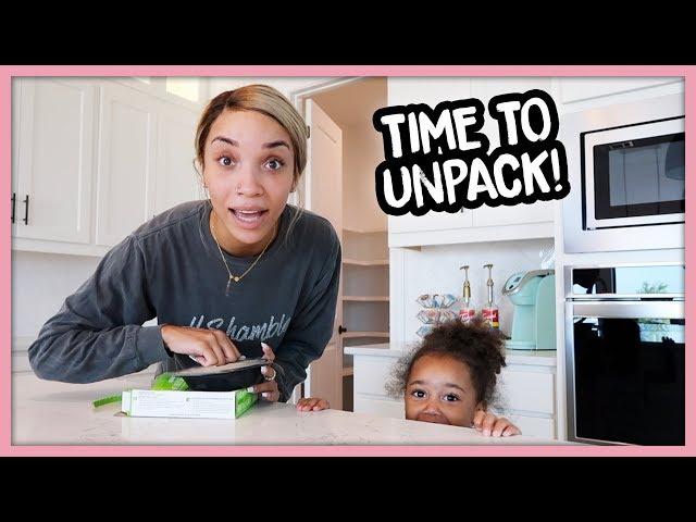 First Day In Our New House! (Unpacking!) | MOM VLOG