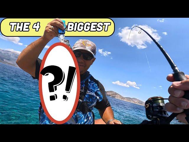 Light Game Fishing: The TOP 4 Massive Saddled Breams Of 2024 with Micro Poppers!