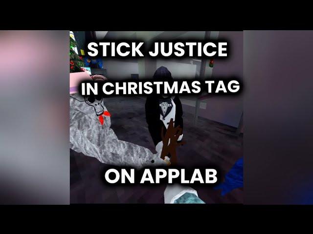 STICK JUSTICE (CHRISTMAS TAG)