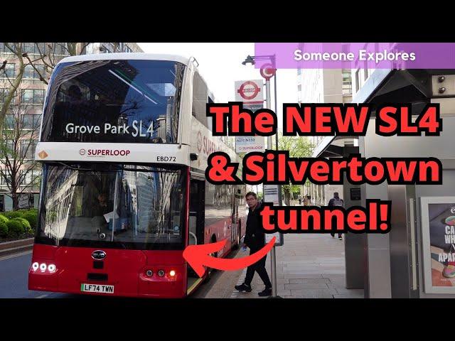 The BRAND NEW SL4 Superloop Bus & Silvertown Tunnel ARE HERE!