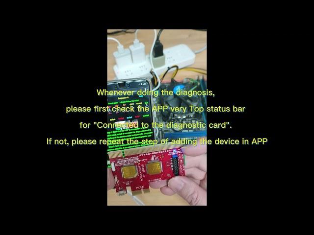 pctestcards.com - Use of the v8 kit with APP -USB PCIe Motherboard POST Test Card ProKit Android APP