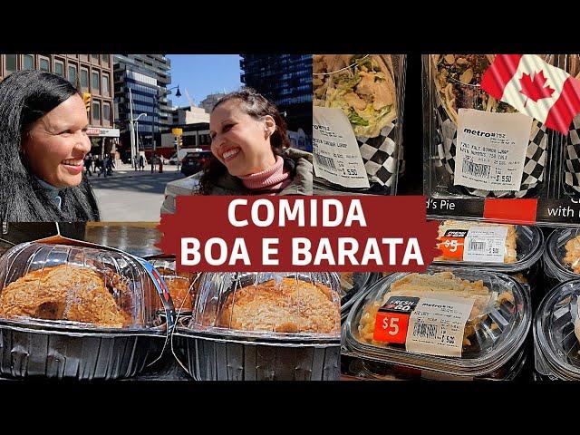 ONDE COMER BARATO EM TORONTO | Sem precisar falar inglês - Viajar para o Canadá