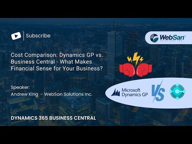 Cost Comparison: Dynamics GP vs. Business Central - What Makes Financial Sense for Your Business?