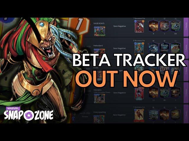 Marvel Snap Tracker Beta NOW AVAILABLE! | Track Your Decks, Games, Collection And More TODAY!