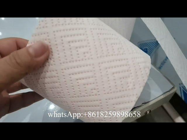 Deco embossing toilet tissue paper making machine production line