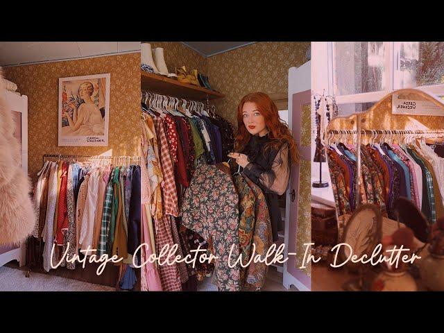 Vintage Collector's Autumn Walk-in Closet Declutter