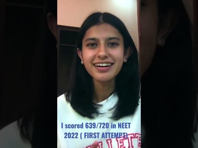 I increased my score from 400( in mock tests) to 639 in NEET 2022( First Attempt)Checkout my video!!