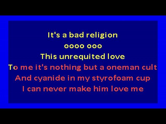 frank ocean  - bad religion (karaoke)