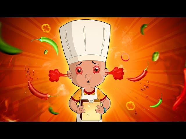Mighty Raju - Spicy Challenge | Funny YouTube Cooking Cartoon Videos | Animation for Kids