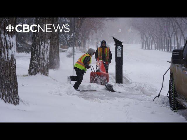 First winter storm wallops Saskatchewan