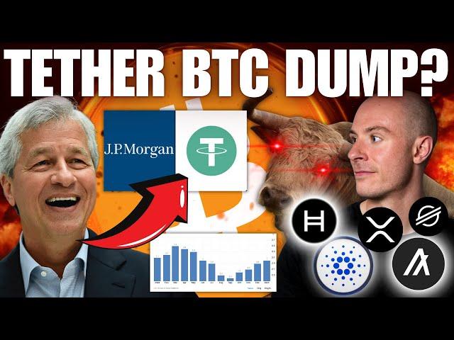 BREAKING: JPMorgan Suggest Tether May Dump $ Billion Of BTC! US Inflation On The Rise!?! ETH Staking