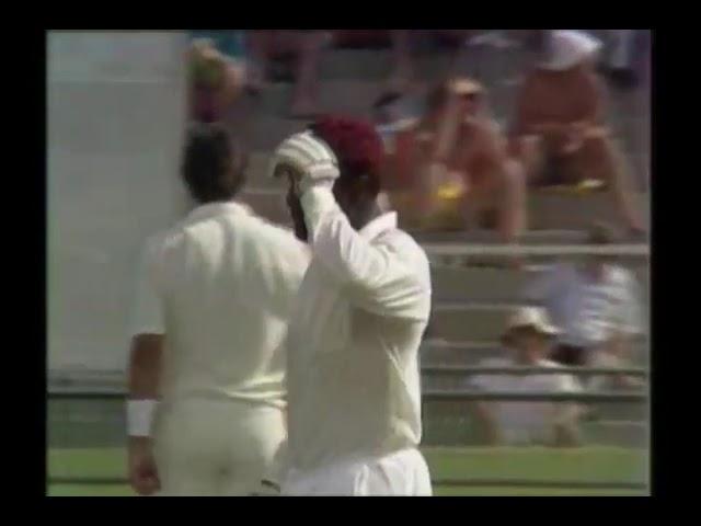 VIV RICHARDS  MOST ARROGANT SIX! 1st test vs Australia GABBA 1988