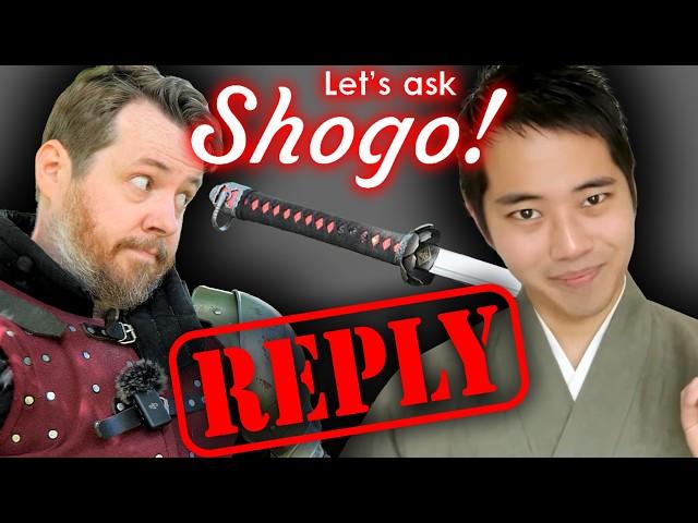 REPLY to Let's ask Shogo - straight vs curved katana TESTED!