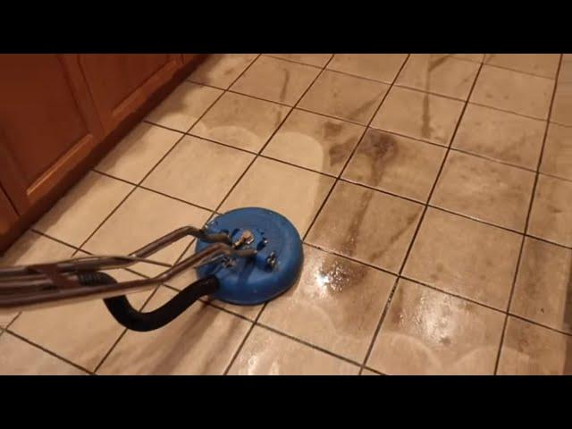 The Best Way to Clean Tile and Grout! - Tile Maintenance Tips Episode 1