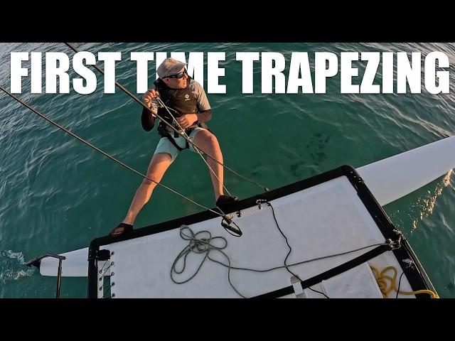 Learning to Trapeze in Calm Sailing Conditions: Is it Possible?