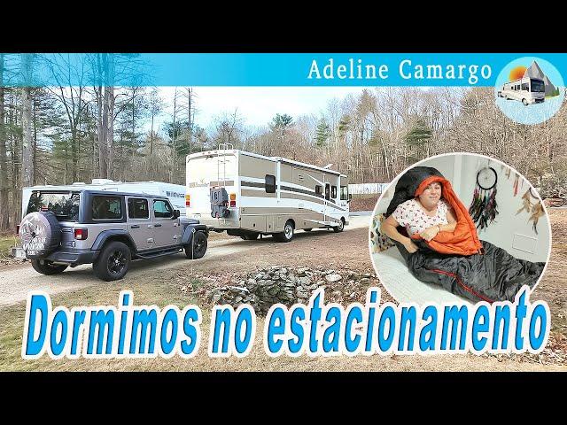 Pegamos a estrada rumo a Carolina do Norte dormimos no estacionamento do Walmart 