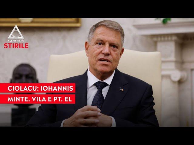 ATENȚIE: Ciolacu recunoaște că Vila din Aviatorilor 86 este pentru Iohannis