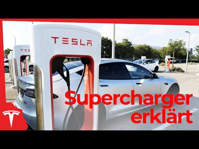 Tesla Supercharger (V2-4) - So parkst und lädst du richtig! (Tesla für Einsteiger)