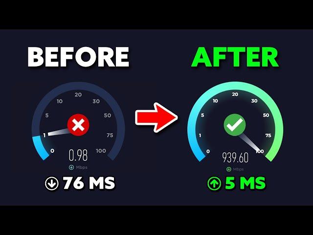 How to Speed Up Any Internet!  (Lower Ping & Faster Download Speeds)