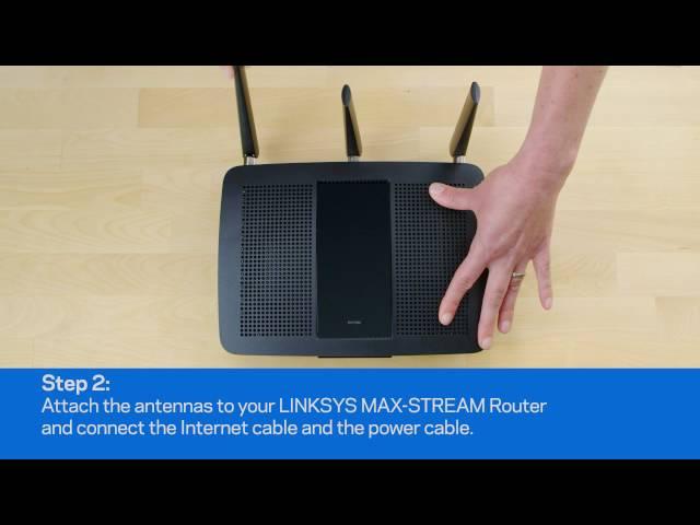 Linksys MAX-STREAM Routers - Easy Setup