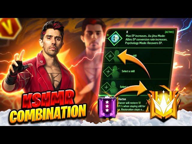 Letest K Character Skill Combination 2024 | Best character combination in free fire | @STORMBROTHERS