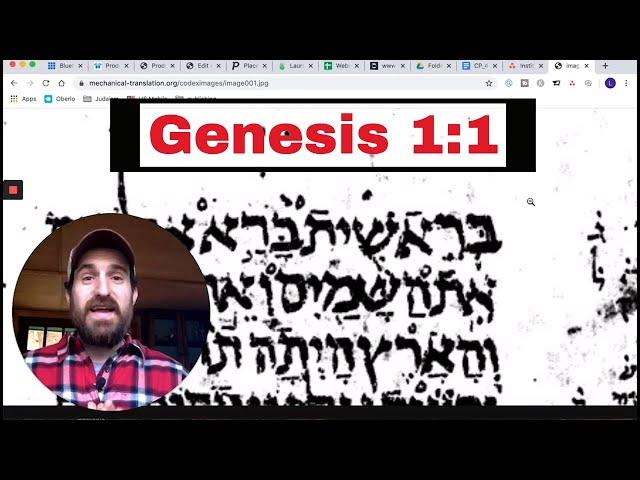 Estudio de Genesis 1:1 en Hebreo Bíblico | Los 6000 años