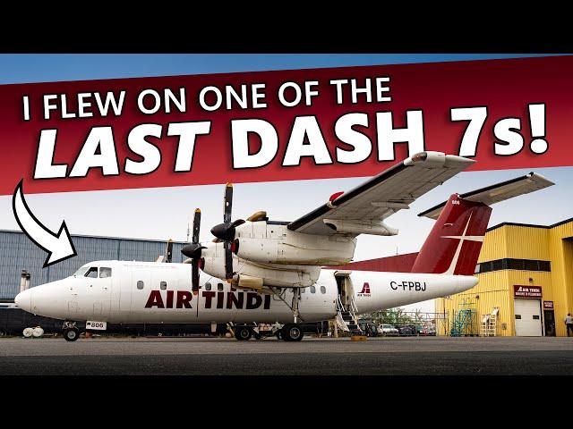 I Flew on one of the LAST Dash 7s in the WORLD!