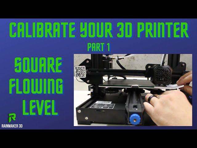 3D Printer Frame Check - Calibrating your 3D Printer Part 1 - Ender 3 V2